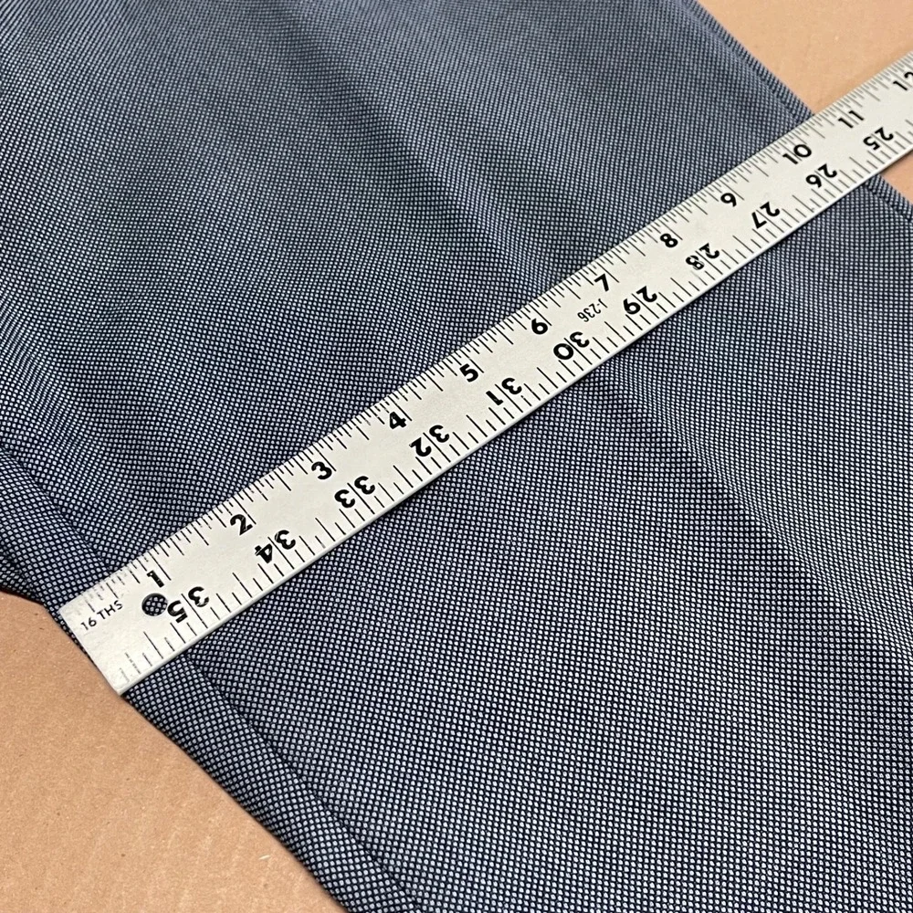 Banana‎ Republic Men's 32x32(30.5) Wool Birdseye Tailored Slim Fit Dress Pants